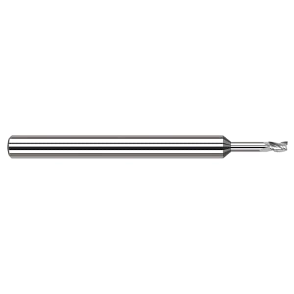 Harvey Tool Miniature End Mill - 4 Flute - Square, 0.0930" (3/32), Finish - Machining: Uncoated - 861693