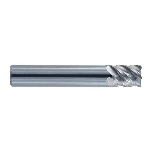 Melin Tool Co Carbide HP End Mill, Square, 3/8" x 1/2", Finish: Bright - GMGS-1212