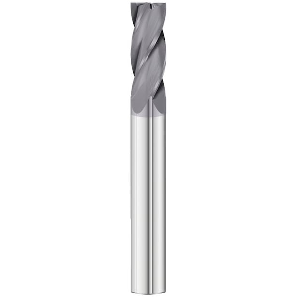 Fullerton Tool 4-Flute - 30° Helix - 3200 GP End Mills, TIALN, RH Spiral, Square, Extra-Long, 3/8 - 30046
