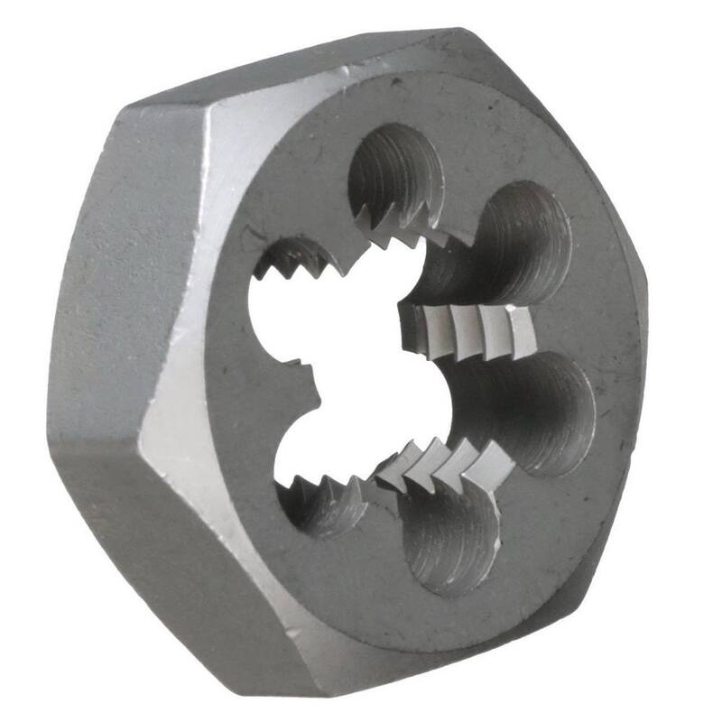 Terraja de roscado hexagonal de acero al carbono Drill America 1-3/8 in. - 8 in. - DWTSH1-3/8-8