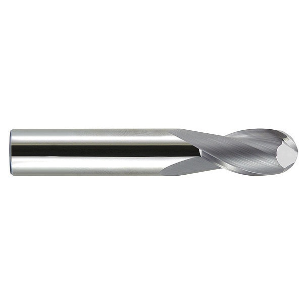 Melin Tool Co Carbide GP End Mill Ball 3/16"X3/4, Number of Flutes: 2 - AMG-606-MB