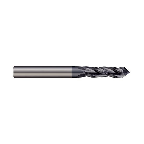 Harvey Tool 1/2 in. Cutter dia. x 1 in. 1  x 82° included Carbide Drill/End Mill, 3 Flutes, AlTiN Coated - 725532-C3