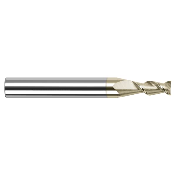 Harvey Tool High Helix End Mill for Aluminum Alloys - Square, 0.2500" (1/4), Material - Machining: Carbide - 24216-C7