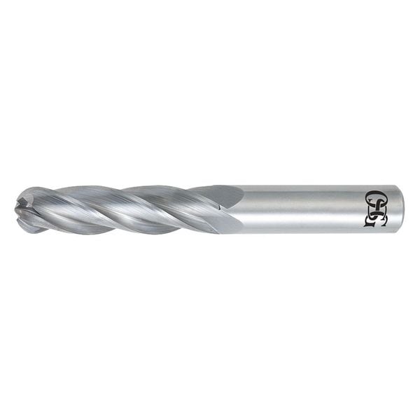 Osg Carbide End Mill, 12mm dia., 51.00mm Cut - 464-4724-BN