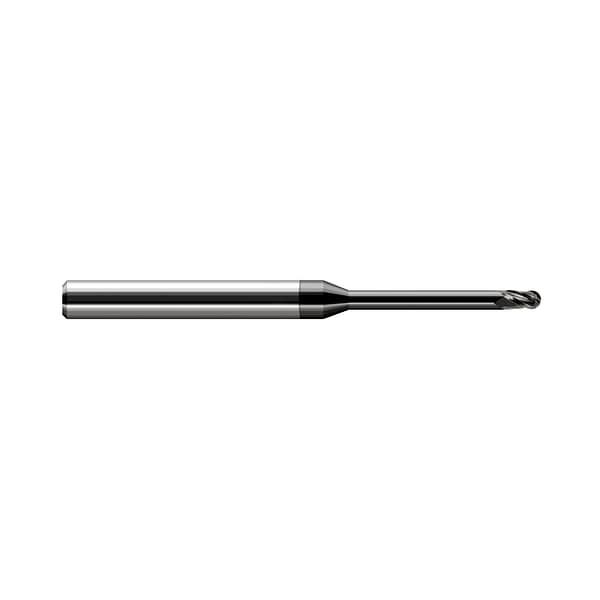 Harvey Tool Miniature End Mill - Ball - Long Reach, Stub Flute - 966020-C4