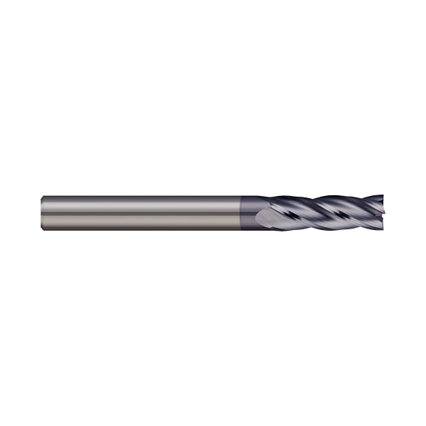 Micro 100 End Mill, Square, 2, 3, 4 Flute, 0.5000" (1/2) Cutter dia, Finish: AlTiN - GEM-5125-4X