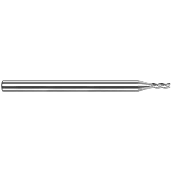 Harvey Tool End Mill for Aluminum Alloys - Corner Radius, 0.0620" (1/16), Shank Dia.: 1/8" - 904662