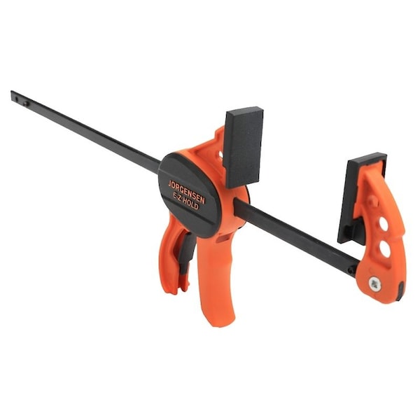 Arrow Jorgensen E-Z Hold Bar Clamp, Clamping Range: 8 in, Comfort Grip Handle - 33808