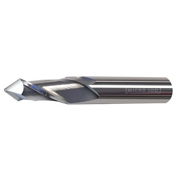 Micro 100 Carb End Mill, 3/4 In, 2FL, CC, AlTiN Coat - DM-750-290X