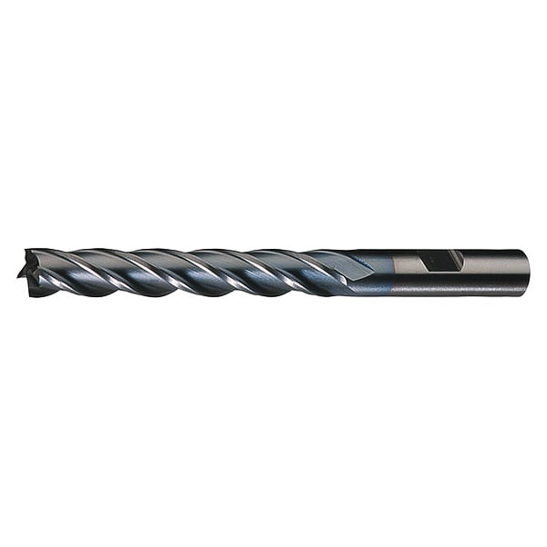 Cleveland 4-Flute HSS Center Cutting Square Single End MIll Cleveland HG-4C-TC TiCN 1/2x3/8x1x2-11/16 - C33264
