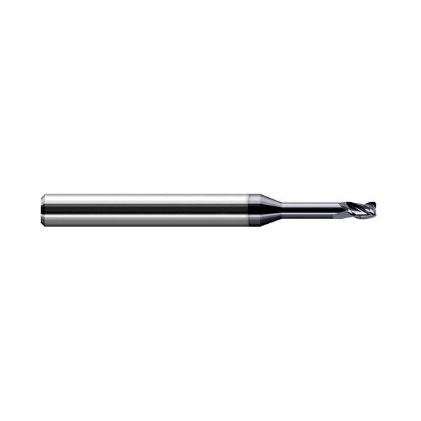 Harvey Tool 0.0250in Cutter DIA x 0.0050in Radius x 0.0370in L of Cut x 0.1250in 1/8 Reach Carbide Corner Rad - 800525-C3