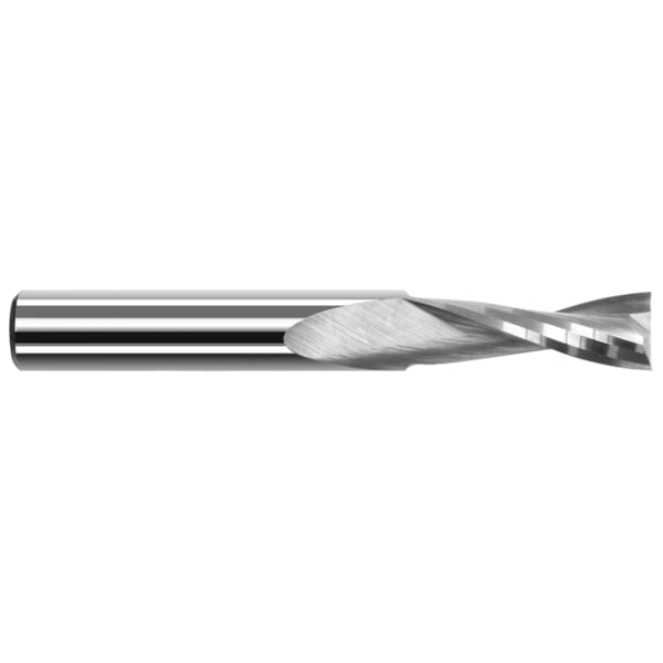 Harvey Tool End Mill for Plastics - 2 Flute - Square, 0.2500" (1/4), Overall Length: 4" - 60316