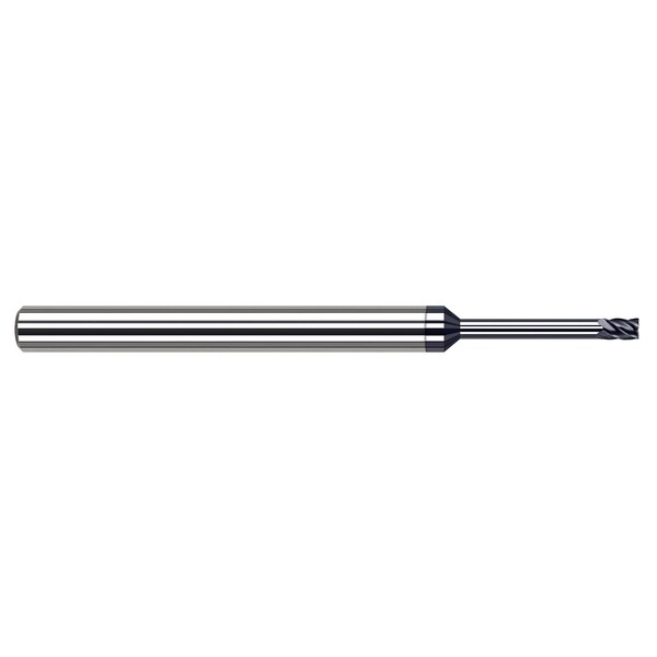 Harvey Tool 5 FL - 0.1090'', 7/64 Cutter DIA x 0.1640'' LOC x 0.9000'' Reach - AlTiN Nano Coated - 819102-C6