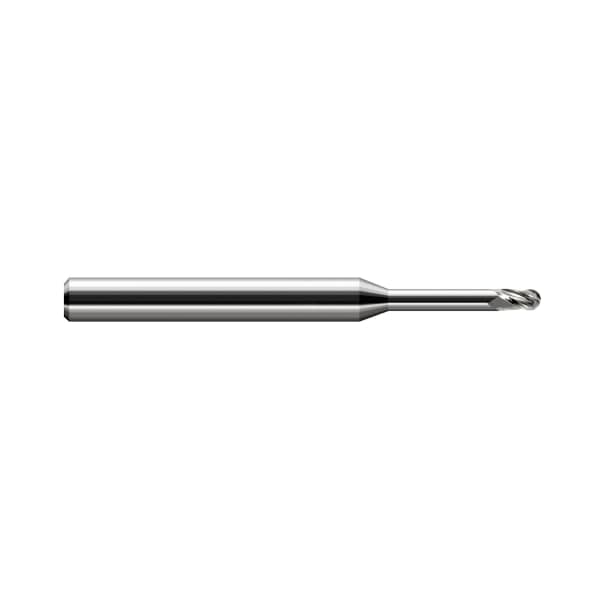 Harvey Tool Miniature End Mill - Ball - Long Reach, Stub Flute - 868240