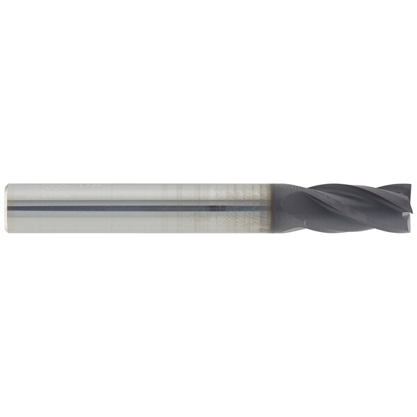 Cgs Tool 4 Flute Stub Length Sq End Mill 1/8"Dia 3/16"Loc 1-1/2"Oal W/Altin Coating - 240-1250-ALTIN