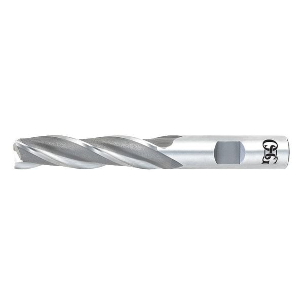 Osg HSS End Mill, 1/4in.dia., 1-1/4in.Cut L - 5360300