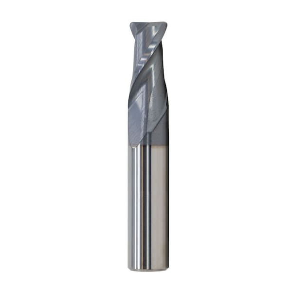 Gs Tooling 1/8" Diameter x 1/8" Shank 0.015" Radius 2-Flute Corner Radius Typhoon Red Series Carbide End Mills - 102602