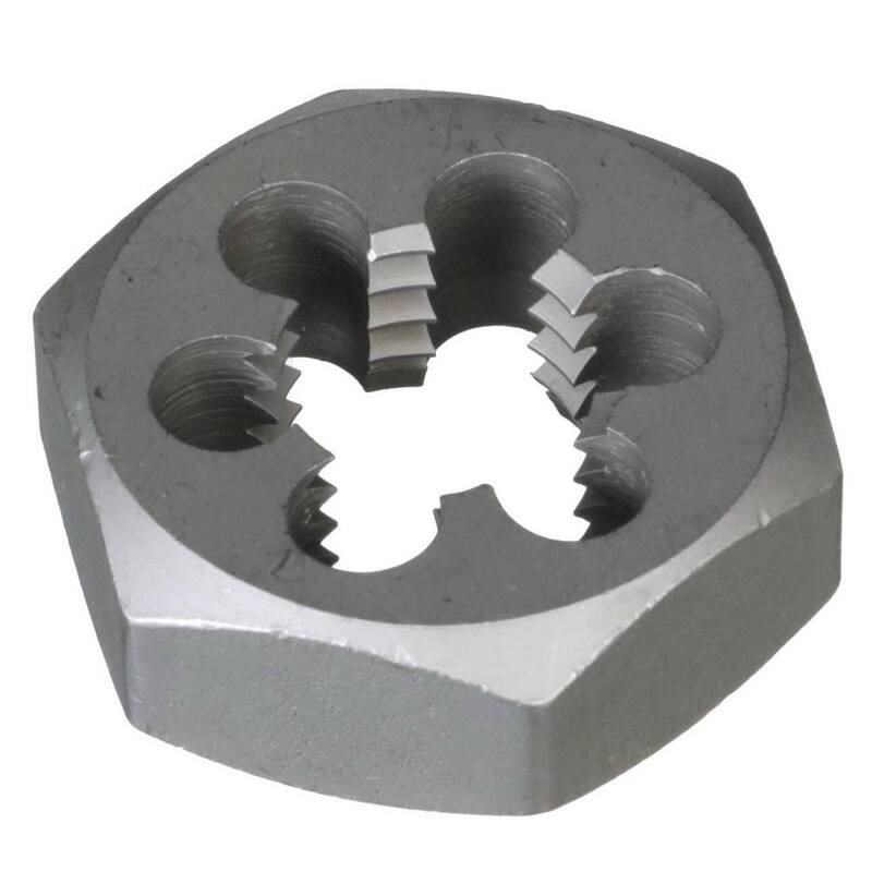 Reinscripción de rosca hexagonal de acero al carbono de 2 pulgadas -20 de Drill America - DWTSH2-20