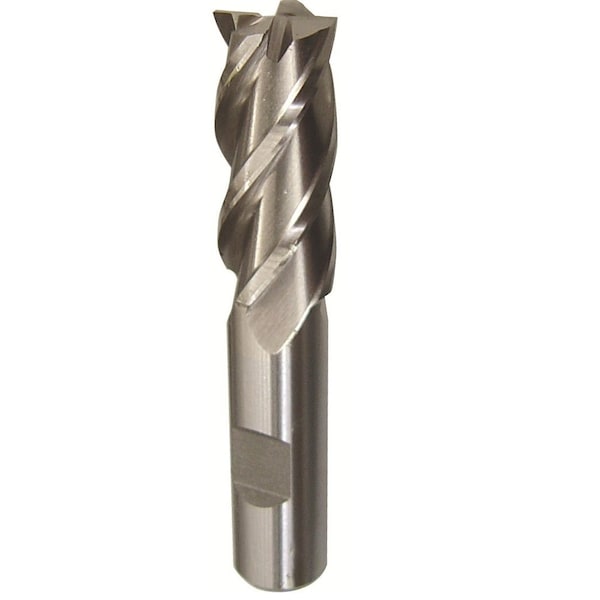 Drill America 4.00mm HSS 4 Flute Single End End Mill - DWC4MM-4FSE
