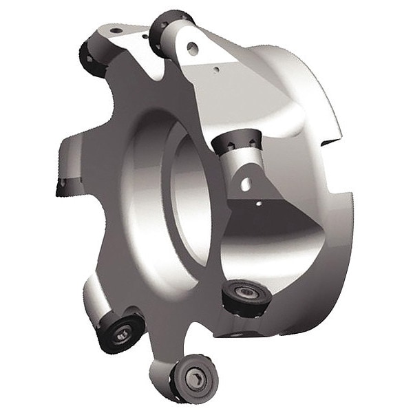 Widia Indexable Face Mill, M100 Series, High Speed Steel, 0.3150 in Depth of Cut - M100D200Z04S075RC16