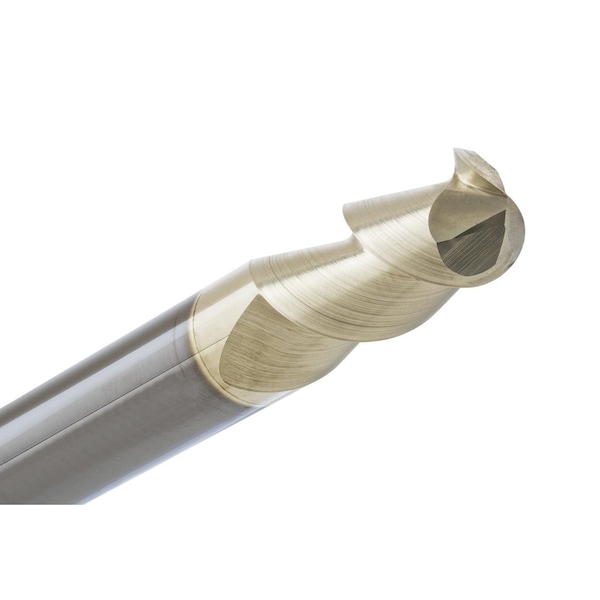 Cgs Tool Ferocious 2Fl 55 Deg 1/8"Dia 1/2"Loc 1-1/2"Oal 55-Helix B/N W/Zrn - BN2001-S