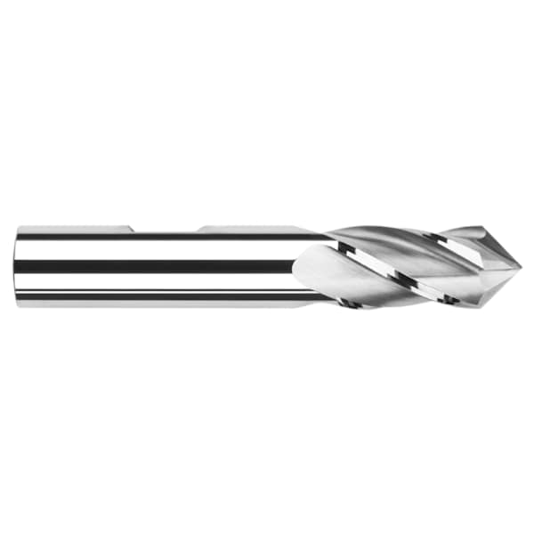 Harvey Tool Drill/End Mill - Cobalt - Mill Style - 4 Flute, 1.0000" (1), Included Angle: 90 Degrees - 14364-A