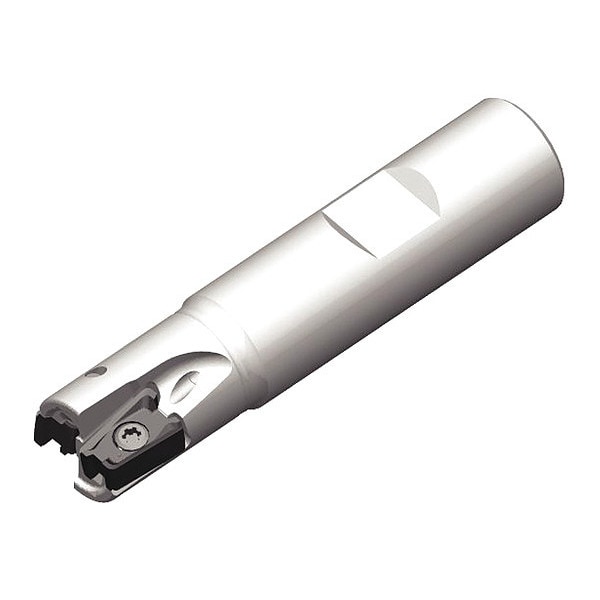 Widia Indexable Square Shoulder End Mill, VSM490-10 Series, High Speed Steel, 0.3940 in Depth of Cut - VSM490D125Z04W100XN10
