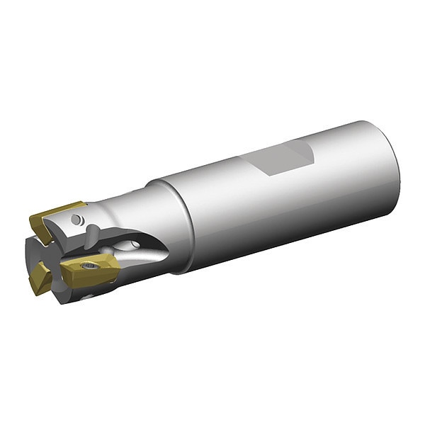 Widia Indexable Square Shoulder End Mill, VSM11 Series, 1" Max Cut Dia, High Speed Steel - VSM11D100Z04W100XD11