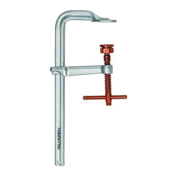 Palmgren 16" HD L-Clamp, 0-16", Copper Spindle, Copper Handle and 4-3/4 Throat Depth - 9629416