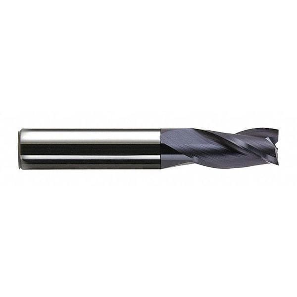 Melin Tool Co End Mill, Carbide, GP, Square, 1/4 x 1-1/2, Number of Flutes: 3 - EMG-808-E-ALTIN