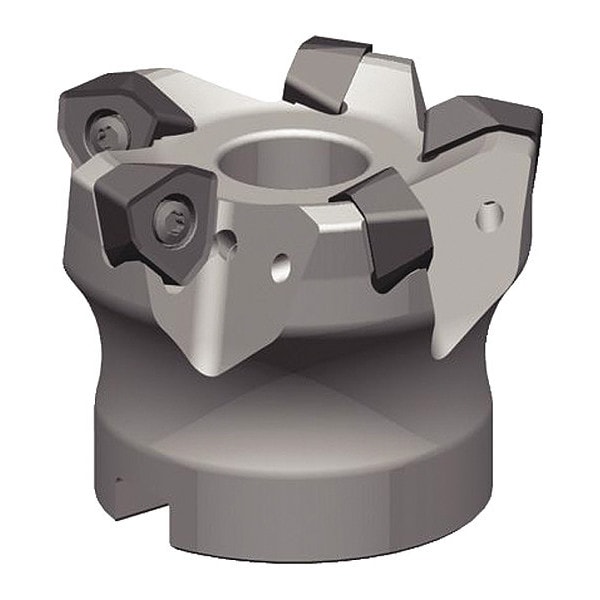 Widia Indexable Face Mill, M370 Series, High Speed Steel, 0.0780 in Depth of Cut - M370D400Z06S150WO12
