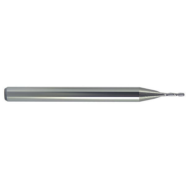Melin Tool Co End Mill, Carbide, GP, Square, 1/32" x 3/32, Number of Flutes: 2 - AMG-401