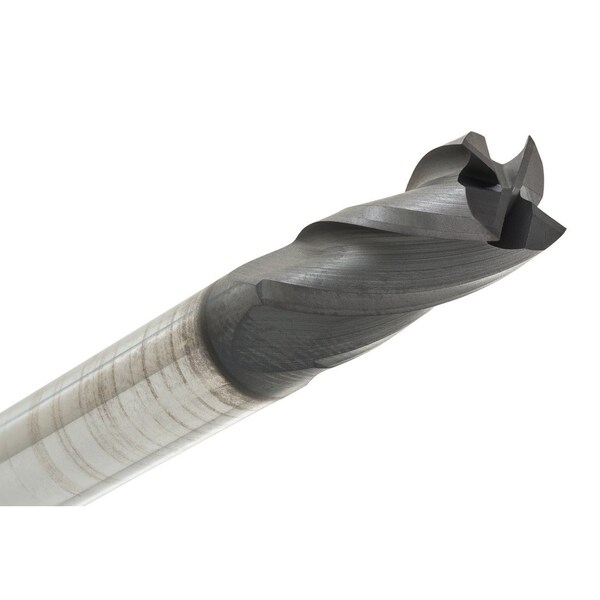 Cgs Tool 4 Flute Stub Length Sq End Mill 3/8"Dia 5/8"Loc 2"Oal W/Altin Coating - 240-3750-ALTIN