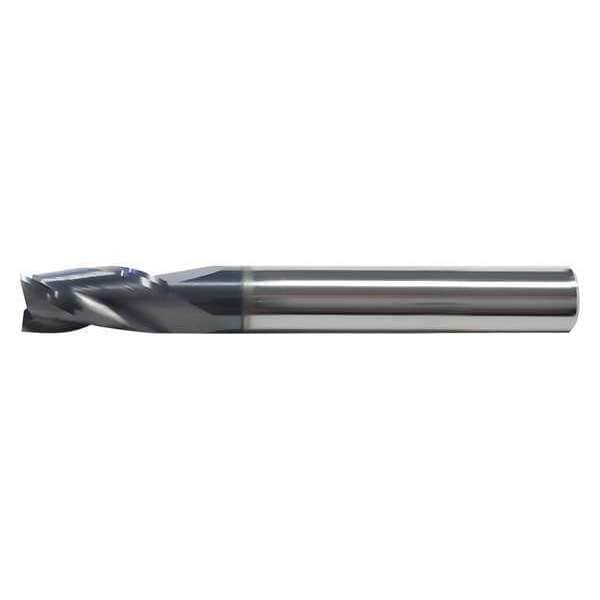 Micro 100 Carbide End Mill, 3/16, Cut 3/8, 3 FLT - SEM-187-03X