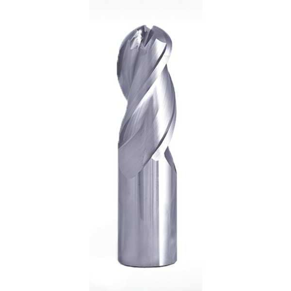 Zoro Select Ball End Mill, Uncoated, 1.000" Shank dia. - BNAS31000