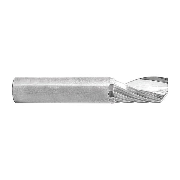 Melin Tool Co Carbide Router End Mill, 1F, Sq., 1/4x3/8" - PRMG-808-S
