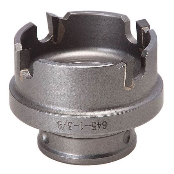 Greenlee Quick-Change Carbide-Tipped Hole Cutter, 1-1/8" Stainless Steel Hole Saw with Tungsten Carbide Teeth - 645-1-1/8