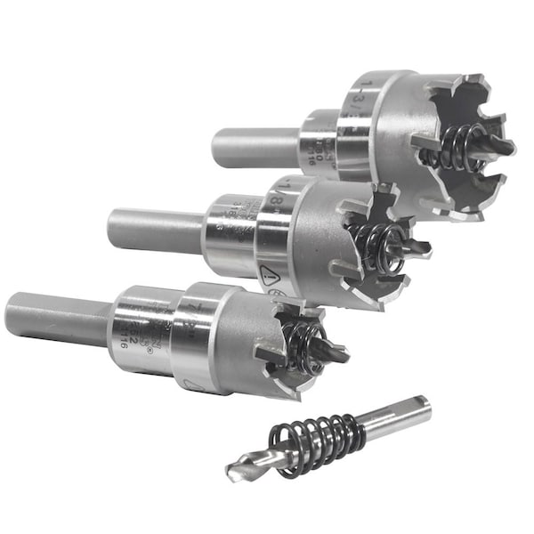 Klein Tools Hole Saw Kit, Carbide Hole Cutter, 4-Piece - 31872