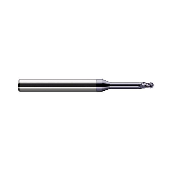 Harvey Tool Miniature End Mill - Ball - Long Reach, Stub Flute - 868240-C3