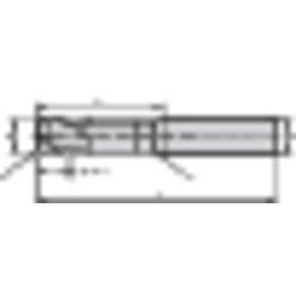 Widia End Mill, 0.6250 in. Milling Dia., 5AN2 - 5AN216016B