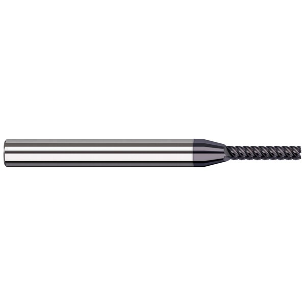 Harvey Tool End Mill for Hi-Temp Alloys-Corner Radius .015" (1/64)Cutter DIAx.003" Radius x.078" (5/64)L of Cut - 774715-C6