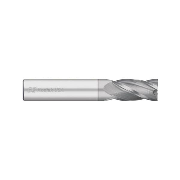Kodiak Cutting Tools 9/64 Carbide Endmill 4 Flute Single End TICN Coated - 5463942
