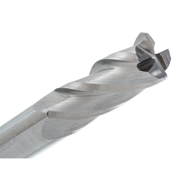 Cgs Tool 4Fl Std Cr End Mill 1/8" Dia 1/2" Loc 1-1/2" Oal W/.010 Cr - CR143-1250.010