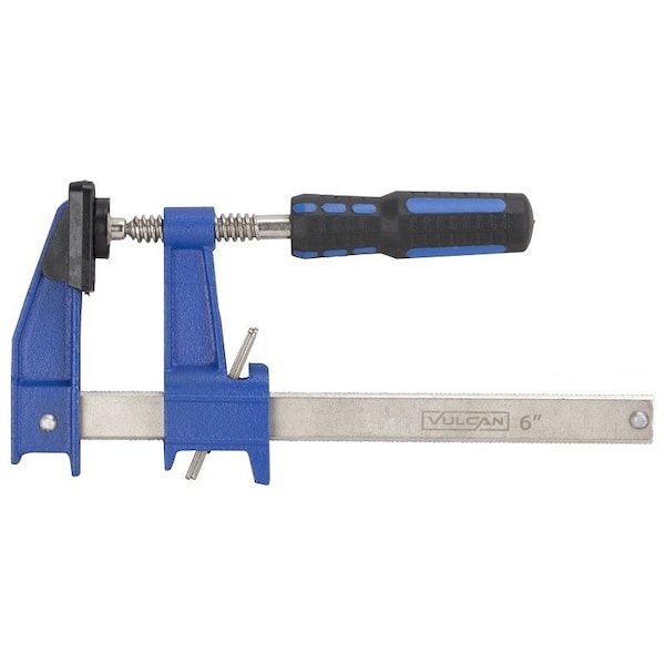 Vulcan Ratchet Bar Clamp, 6 in Max Opening Size, 2-1/2 in D Throat, Steel Body - JL-SH023-60015