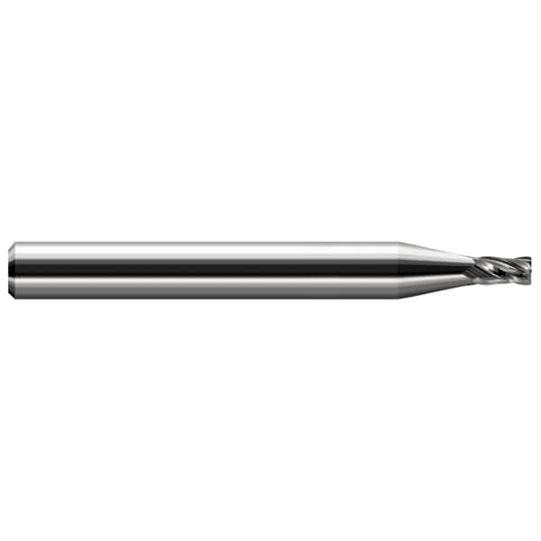 Harvey Tool Miniature End Mill - 4 Flute - Corner Radius, 0.0780" (5/64) - 994578