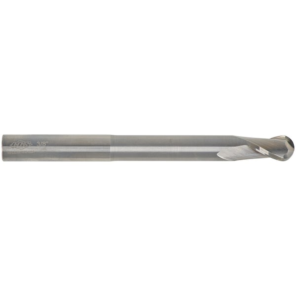 Cgs Tool 2Fl 30 Deg Profile Ball End W/ Reduced Neck 3/8"Dia 5/8"Loc W/ 1-5/8" Reach 6"Oal - 7008