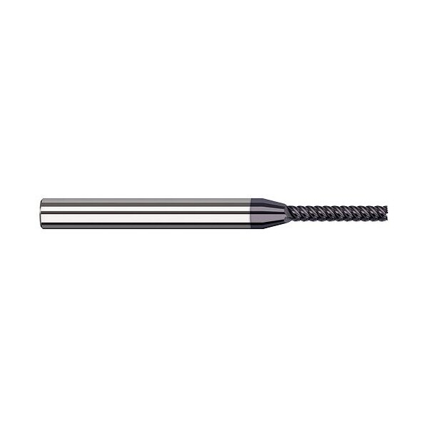 Harvey Tool 0.0400 in. Cutter dia. x 0.2400 in. Carbide Square End Mill Finisher for Exotic Alloys, 6 Flutes - 868540-C6