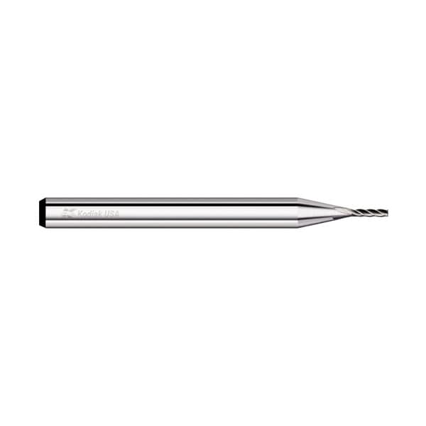 Kodiak Cutting Tools 0.078 Carbide Endmill 4 Flute Micro Square End - 5446892