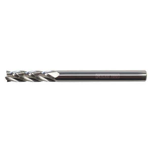 Micro 100 Carb End Mill, 1/16 In, 4FL, CC, Uncoated - GEM-062-4