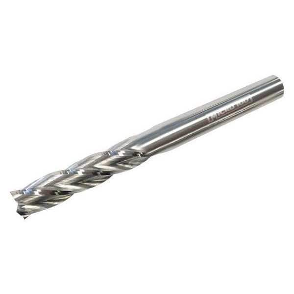 Micro 100 Carb End Mill, 6.00mm, 3FL, CC, Uncoated - GELM-060-3